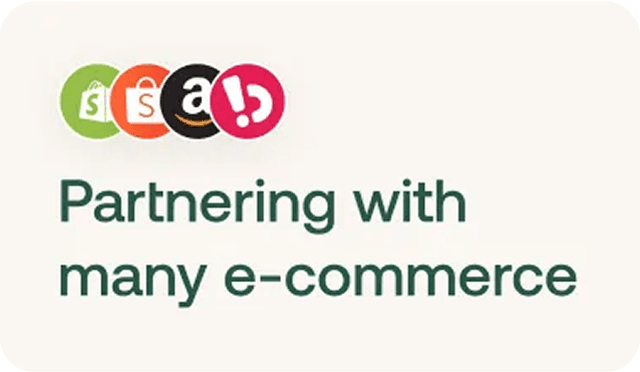 Partnering with many e-commerce